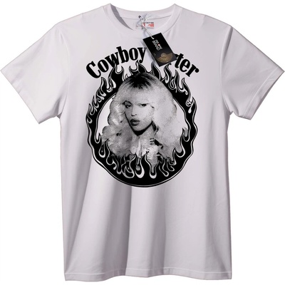 NOONEBRAND Тениска Каубойски Лъв Кастер - S, White