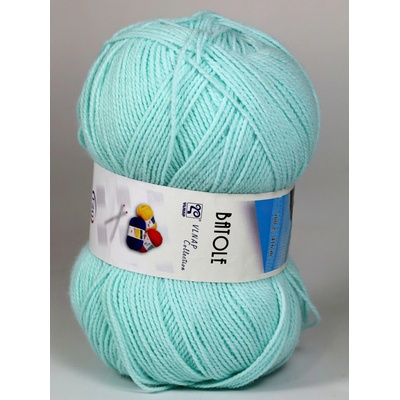 Pletací příze Vlnap BATOLE 55024 světle zelená (tyrkysová), klasická, 100g/416m