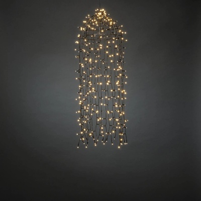 Konstsmide Christmas LED světelný závěs medúza 2 600K 400 LED 95x30cm 3916-700