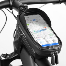 AppleMix WHEEL UP športové na bicykel Apple iPhone vrátane veľkostí Plus a Max - XL - čierne
