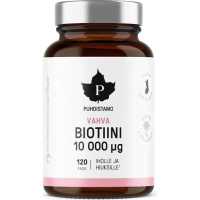 Puhdistamo Strong Biotin 10000ug 120 kapslí