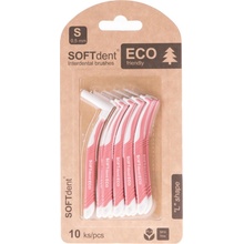 SOFTdent Mezizubní kartáček ECO zahnutý 0,5 mm 10 ks