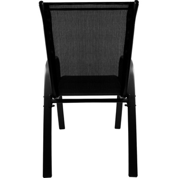 Aga 2x Zahradní židle MR4400BC-2 Černá