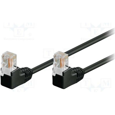 Goobay 96090 Patch U/UTP Cat 5e lanko CCA 10m černý