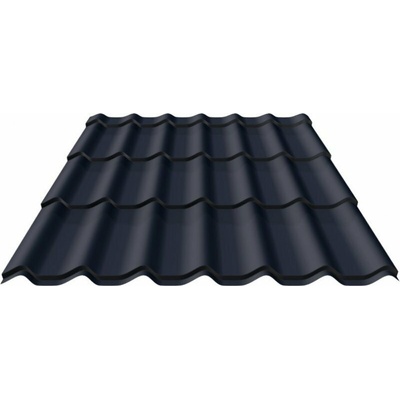 Blachotrapez Kingas Eco Plus 350 Polyester Standard RAL 1195 x 0,5 mm RAL 7016 antracitová šedá 1 m²