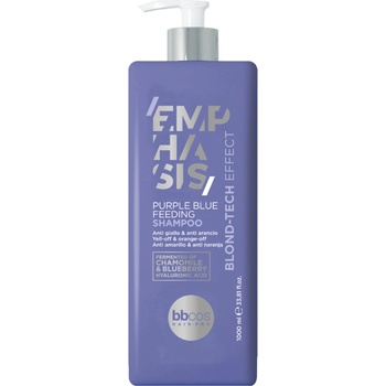 BBcos Emphasis Blond Tech Effect Purple Blue Feeding Shampoo 1000 ml