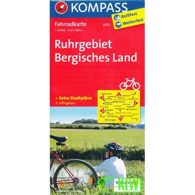 Kompass Fahrradkarte Ruhrgebiet Bergisches Land