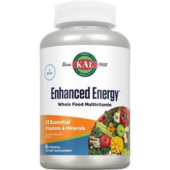 KAL Enhanced Energy - Таблетки за дъвчене - 60 таблетки за дъвчене