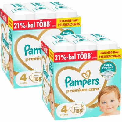 Pampers Premium Care 4 376 ks