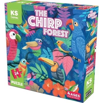 KS Games Пъзел KS Games от 24 части - Чуруликащата гора (PRS32709)