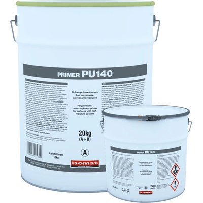 ISOMAT PRIMER-PU 140 - Polyuretánová penetrácia bez rozpúšťadiel na vlhké podklady Farba: Hnedá, Hmotnosť: 20 kg