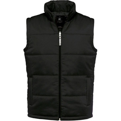 B&C Bodywarmer Pánska prešívaná vesta JM930 Black