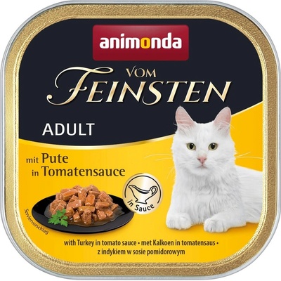 Vom Feinsten Classic with Turkey and Tomato Sauce пастет за котка с пуешко и доматен сос 100gr