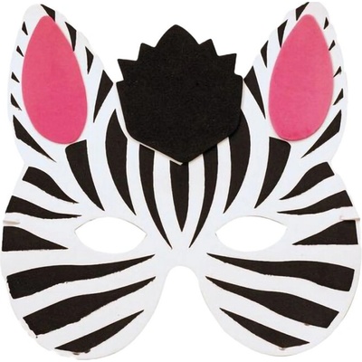 JUNIOR-ST Maska na tvár ZEBRA 17 3x /1ks