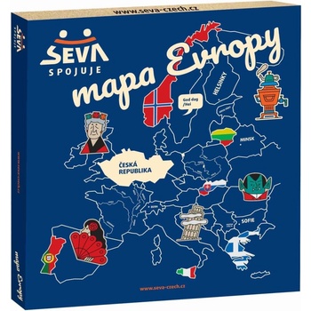 SEVA Mapa Evropy