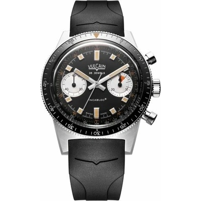 Vulcain Skin Black Rubber