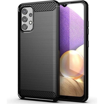 Forcell Противоударен Калъф за Samsung A13 4G, Forcell Carbon Case, Черен (5903396147180)