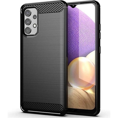 Forcell Противоударен Калъф за Samsung A13 4G, Forcell Carbon Case, Черен (5903396147180)