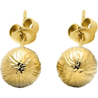 Pierre Lannier módne pozlátené náušnice kôstky Nova BJ08A2201