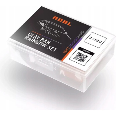 ADBL Clay Bar Rainbow set 3 x 50 g