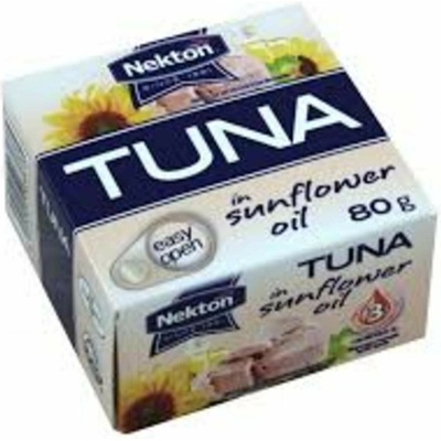 Nekton Tuňák ve slunečnicovém oleji celý 80 g