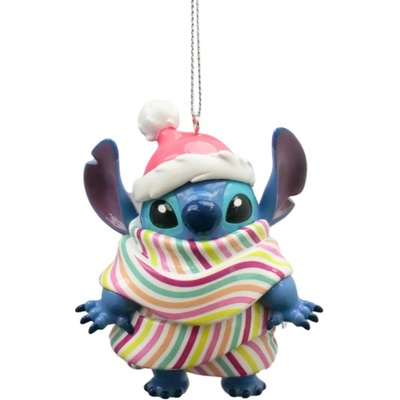 Disney Vianočná ozdoba Lilo&Stitch Stich so šálom 9 cm