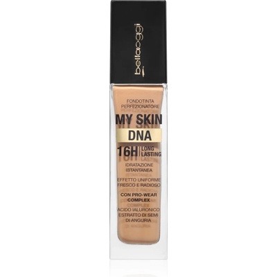 bellaoggi My Skin DNA хидратиращ фон дьо тен за перфектна кожа цвят Hezelnut 34ml