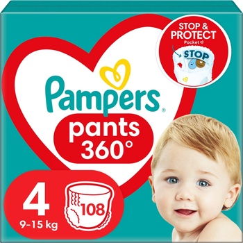 Pampers Active Baby Pants 4 108 ks