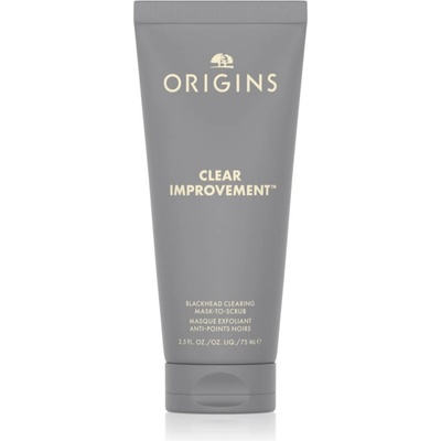 Origins Clear Improvement® Blackhead Clearing Mask-To-Scrub маска за почистване на порите от черни точки 75ml