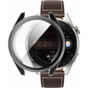 Techsuit Протектор за Huawei Watch 3 Pro + Протектор - Defense360 Pro - черен