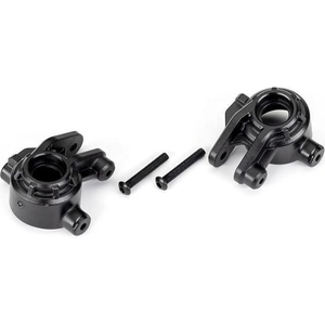 Traxxas Главини предни Traxxas Jato Rustler Steering blocks, extreme heavy duty, black (left & right)/ 3x20mm BCS (2) (for use with #9080 upgrade kit) TRX9037 (TRX9037)