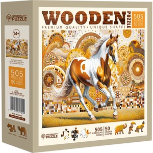 Wooden City Дървен пъзел Wooden City от 505 части - Кон (NB 0702-L)