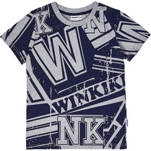 Winkiki tričko WJB 92602 šedá modrá