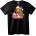 NOONEBRAND Тениска Прошнат Коледен Charmander - S, Black
