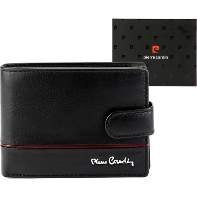 Pierre Cardin Pánská peněženka YS605 8825A černá červená