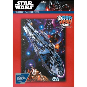 Pyramid International Plagát 3D - Star Wars: Millennium Falcon