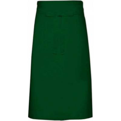 Link Kitchen Wear Kuchařská zástěra ke kolenům 70 x 140 cm Zelená lahvová, 70 x 140 cm X70140