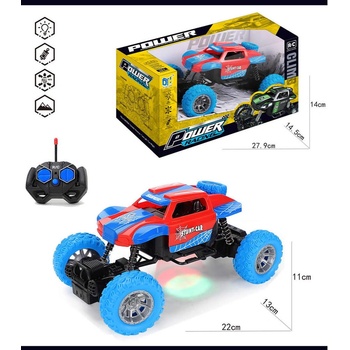 Детско бъги с дистанционно, син супергерой