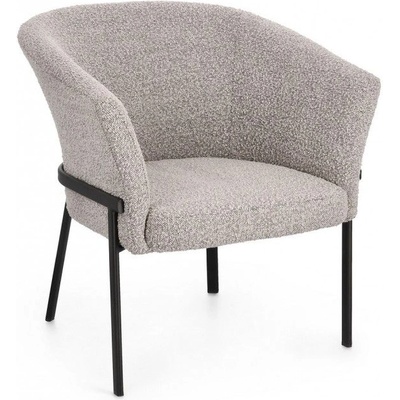 Bizzotto Трапезен стол с подлакътници Puka, сив (0734258)