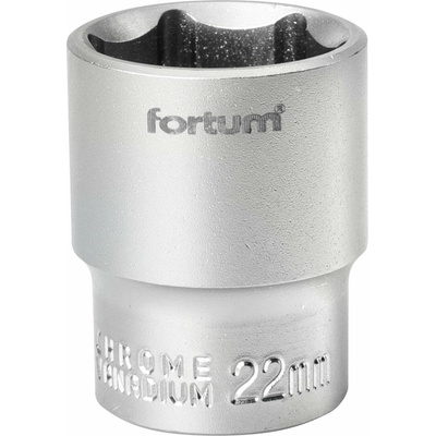 Kľúč nástrčný, 22mm, 1/2”, FORTUM