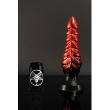 Twisted Beast Jinn Demon Blood Ombre Large prémiové silikónové dildo s Vac-U-Lock prísavkou 30,5 x 4,5–8,4 cm