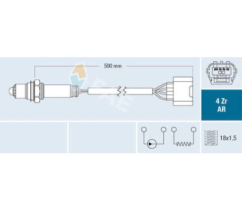 Lambda sonda FAE 75633