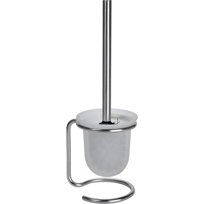 Bemeta design Omega - WC štětka, miska sklo, na postavení, černý kartáč 104113107