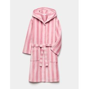 Marks & Spencer Раирано халатче от чист памук (9 месеца - 10 години) Marks & Spencer розов Marks & Spencer | Rozov | Момичешки | 2-3 години