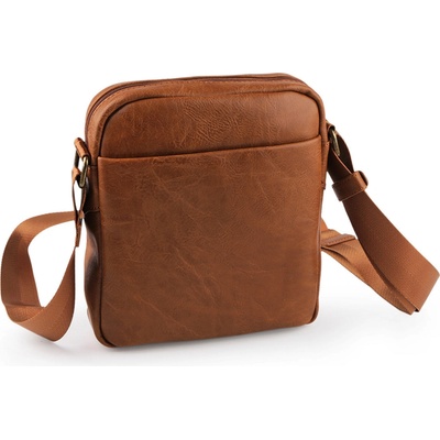 Prima-obchod Pánská taška crossbody 20x23 cm 1 hnědá koňak