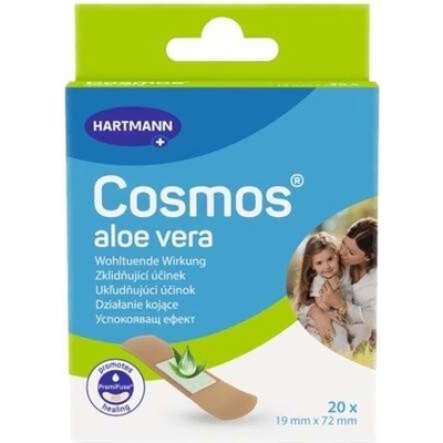 EUROFARM S.P.A. Cosmos Náplast s aloe vera 19 x 72 mm 20 ks