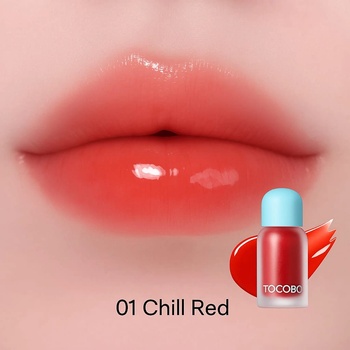 Tocobo - Juicy Berry Plumping Lip Oil 4g - 01 CHILL RED