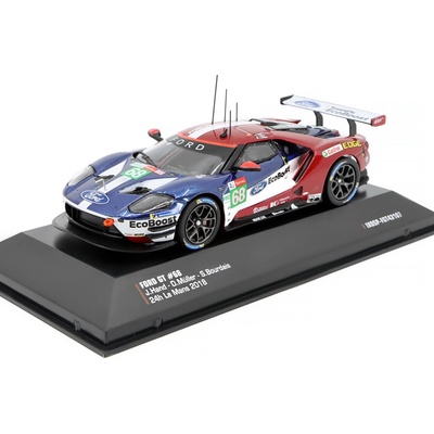 IXO Ford GT 68 24h Le Mans 2018 J.Hand / D.Muller / S.Bourdais 1:43