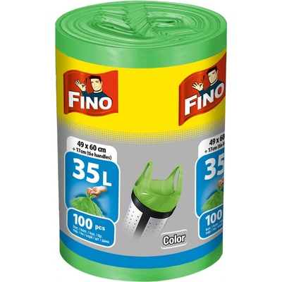 Fino Color s uchy HDPE 35l 8µm 100ks
