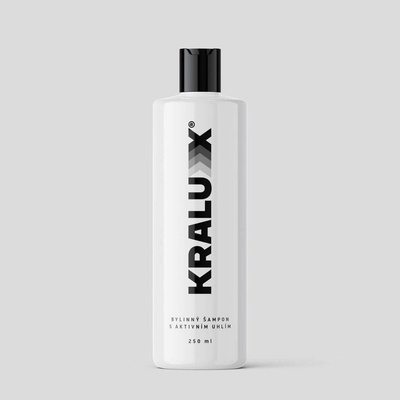 KRALUX Bylinný šampon s aktivním uhlím 250 ml